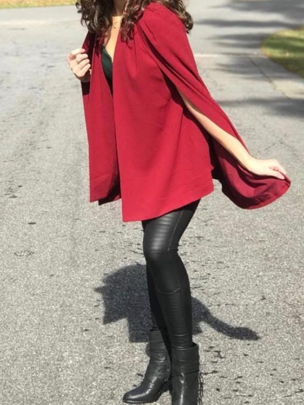 Buddy Love King Overlay Coat Wine
